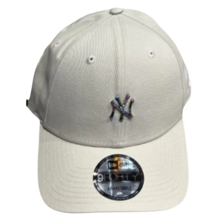 New Era Cotton Baseball Caps Unisex Ecru