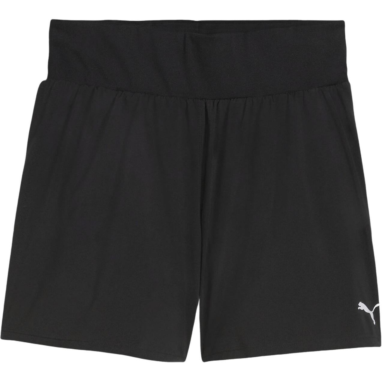 Женские шорты PUMA RUN EVOLVE WOVEN 4" SHORT (черные)
