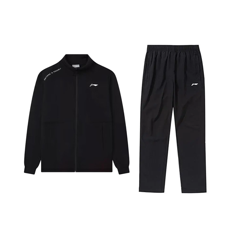 Li Ning Casual Sportswear Unisex Black+Black