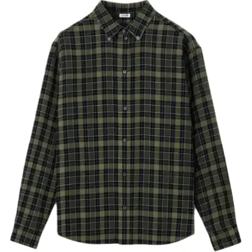 LOEWE Checked Long Sleeved Shirt