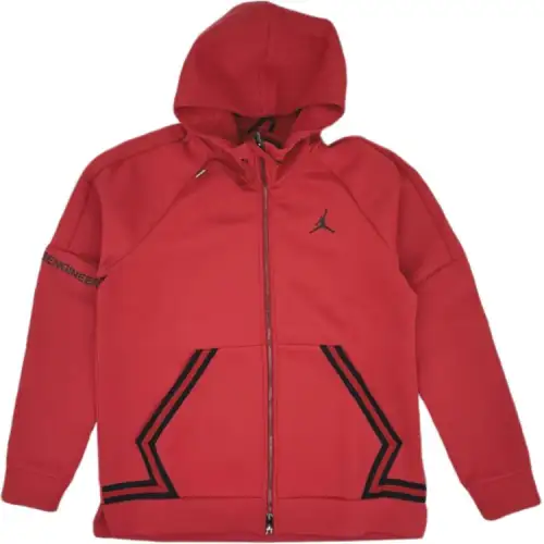 Jordan Jackets Men's Red Hooded Moderate Other