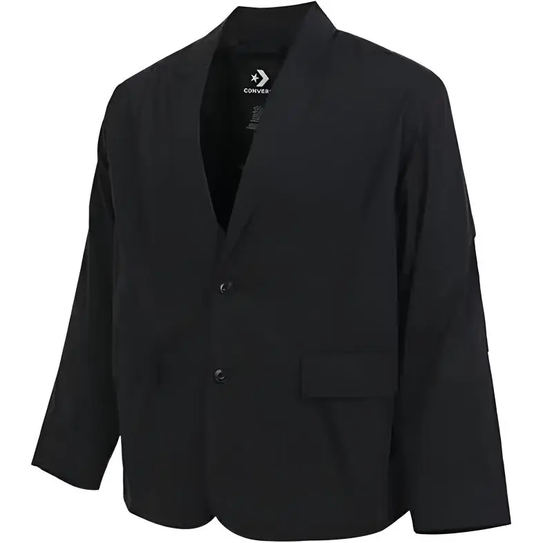 Converse Jackets Men's Black Lapel Moderate Other