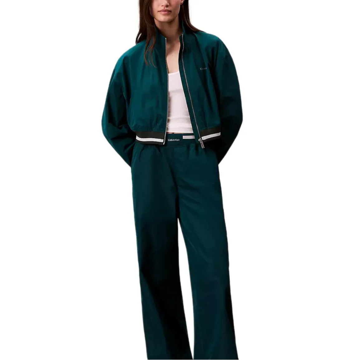 Calvin Klein zip cropped jacket