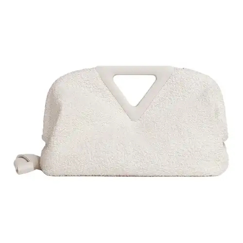 Bottega Veneta Solid Color Handbag Women's White
