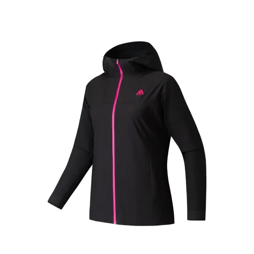 Anta Waterproof Windbreaker Jacket Women's Basic Black