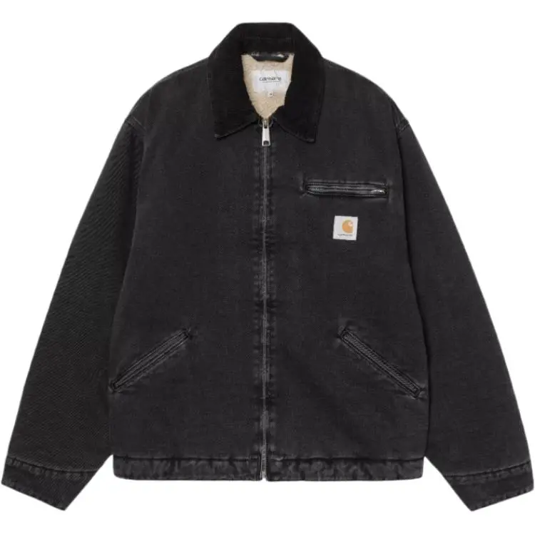 Carhartt Wip Og Detroit zip-fastening corduroy-collar jacket