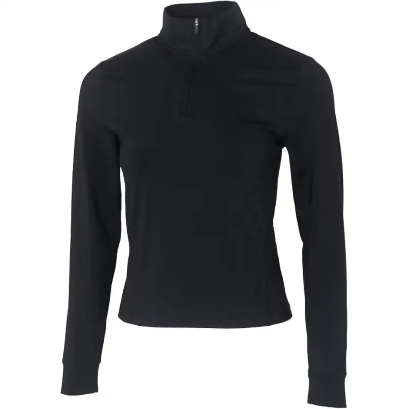Under Armour T Shirts Women's Black Stand Collar Moderate