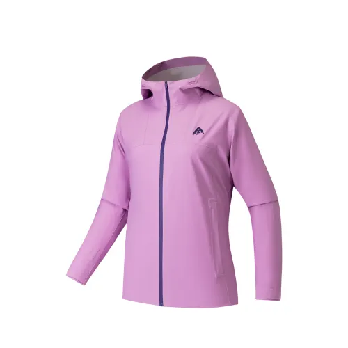 Anta Windbreaker Jacket Women's Women's Pink Purple
