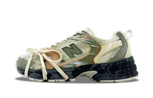 New Balance NB 530 Mesh, Textile, Artificial Leather Abrasion Resistant Breathable Low top Casual City Commuting