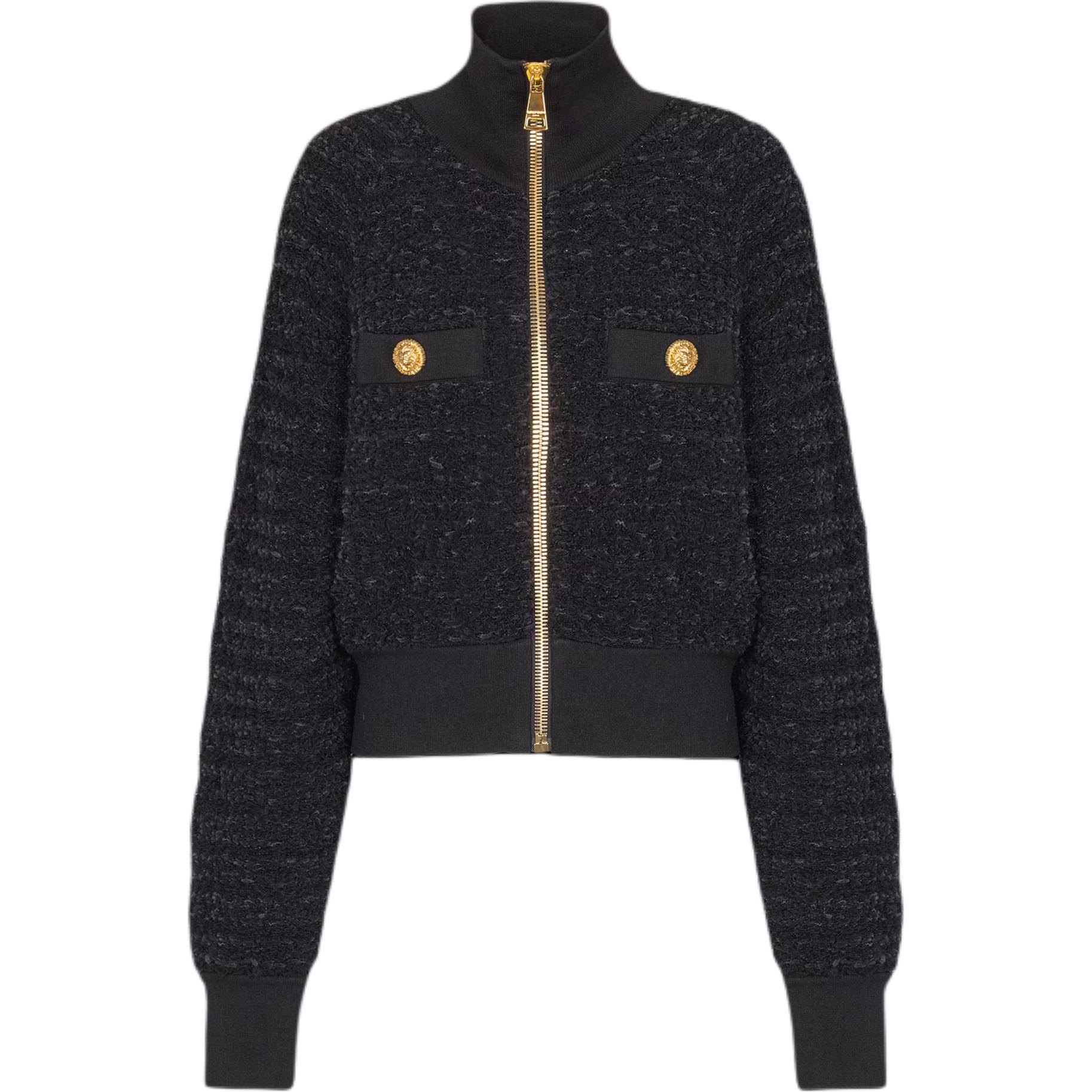 Женская куртка BALMAIN (черная)