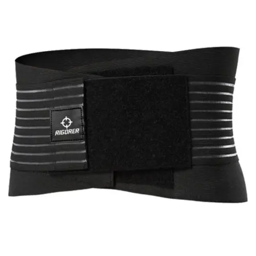 RIGORER Thin, Portable, Comfortable Waist Support, Polyester Fiber Rubber, Adult Protection
