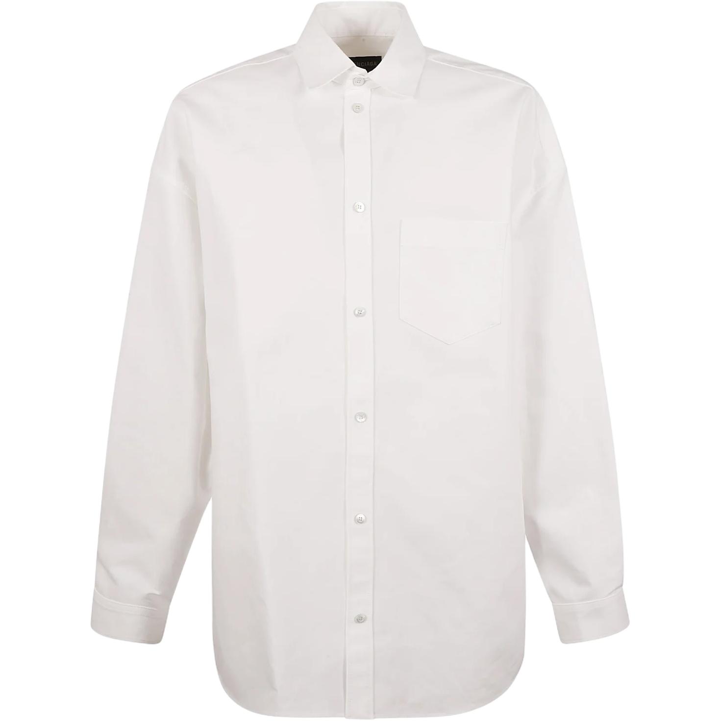 Balenciaga Collared Long Sleeve Shirt