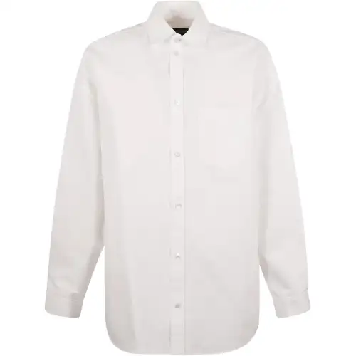 Balenciaga Collared Long Sleeve Shirt