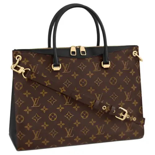 LOUIS VUITTON Pallas Calfskin Legend Handbag Medium Women's Brown