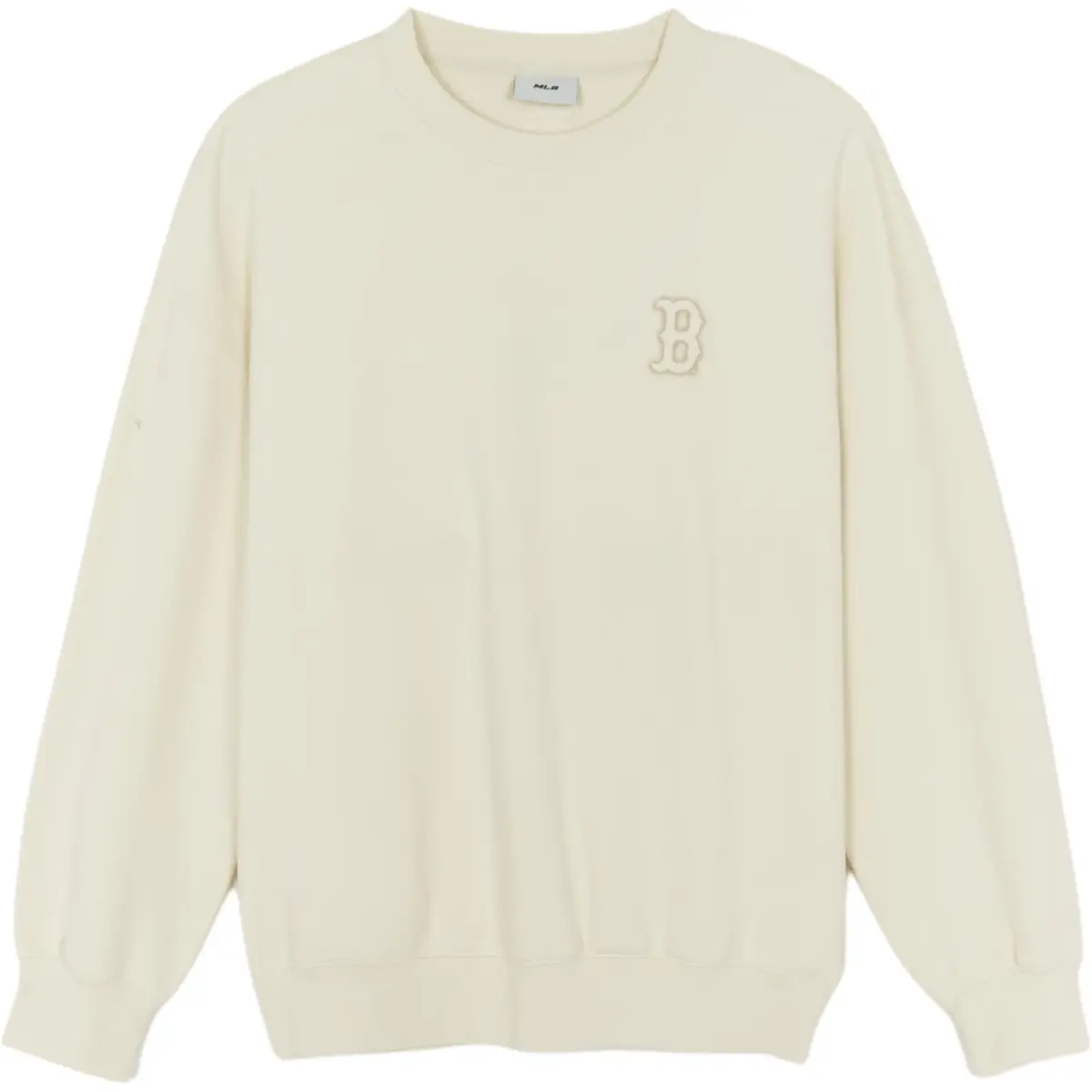 MLB Sweatshirts Unisex Beige Crew Neck Moderate