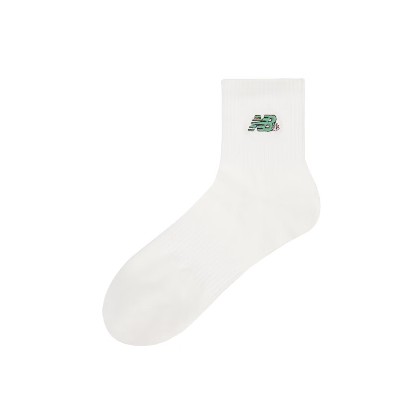 New Balance SS25 Crew Socks Unisex 1 Pack White
