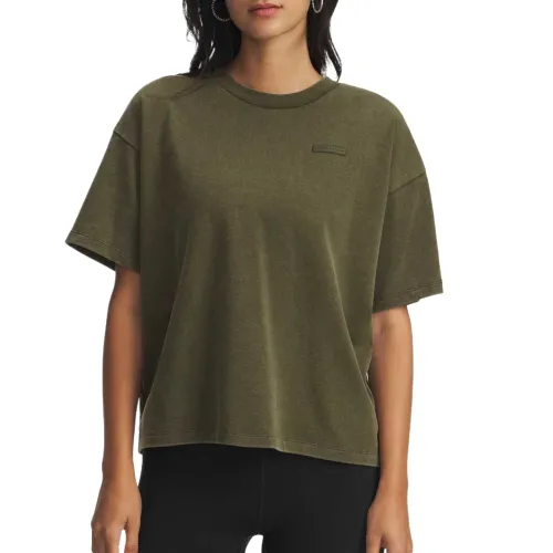 Under Armour Boxy Drop Shoulder Sleeve T Shirt Women's