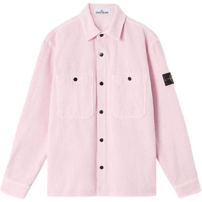 STONE ISLAND Compass Patch Buttoned Overshirt