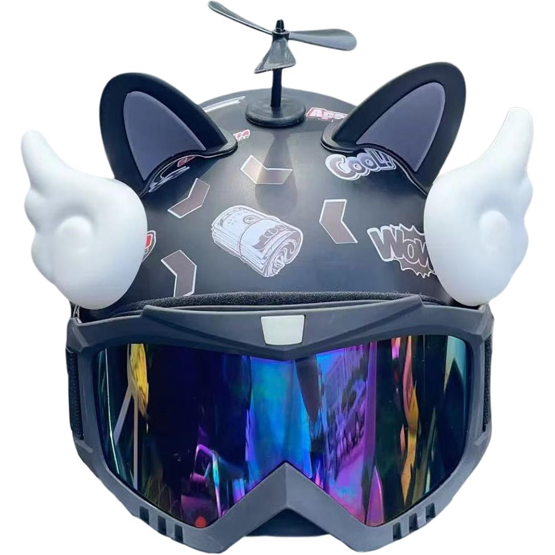 Universal fashionable electric car, neon safe comfortable breathable half helmet for cycling, sun protection