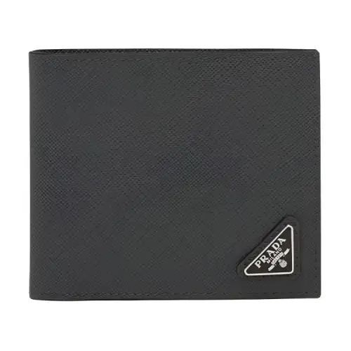 PRADA Saffiano Leather Wallet Men's Anthracite