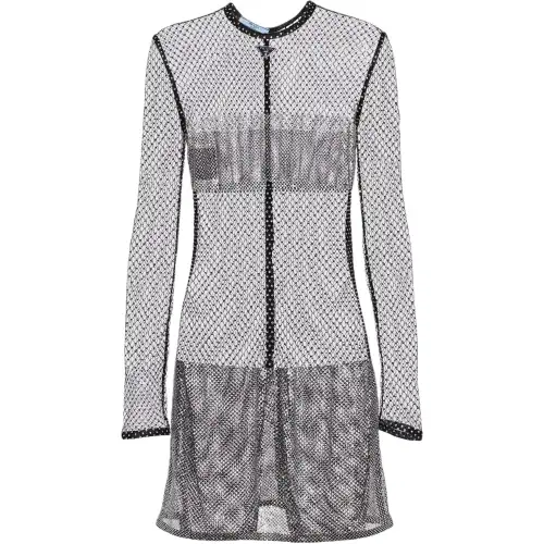 PRADA Long Sleeved Dress Women's Black