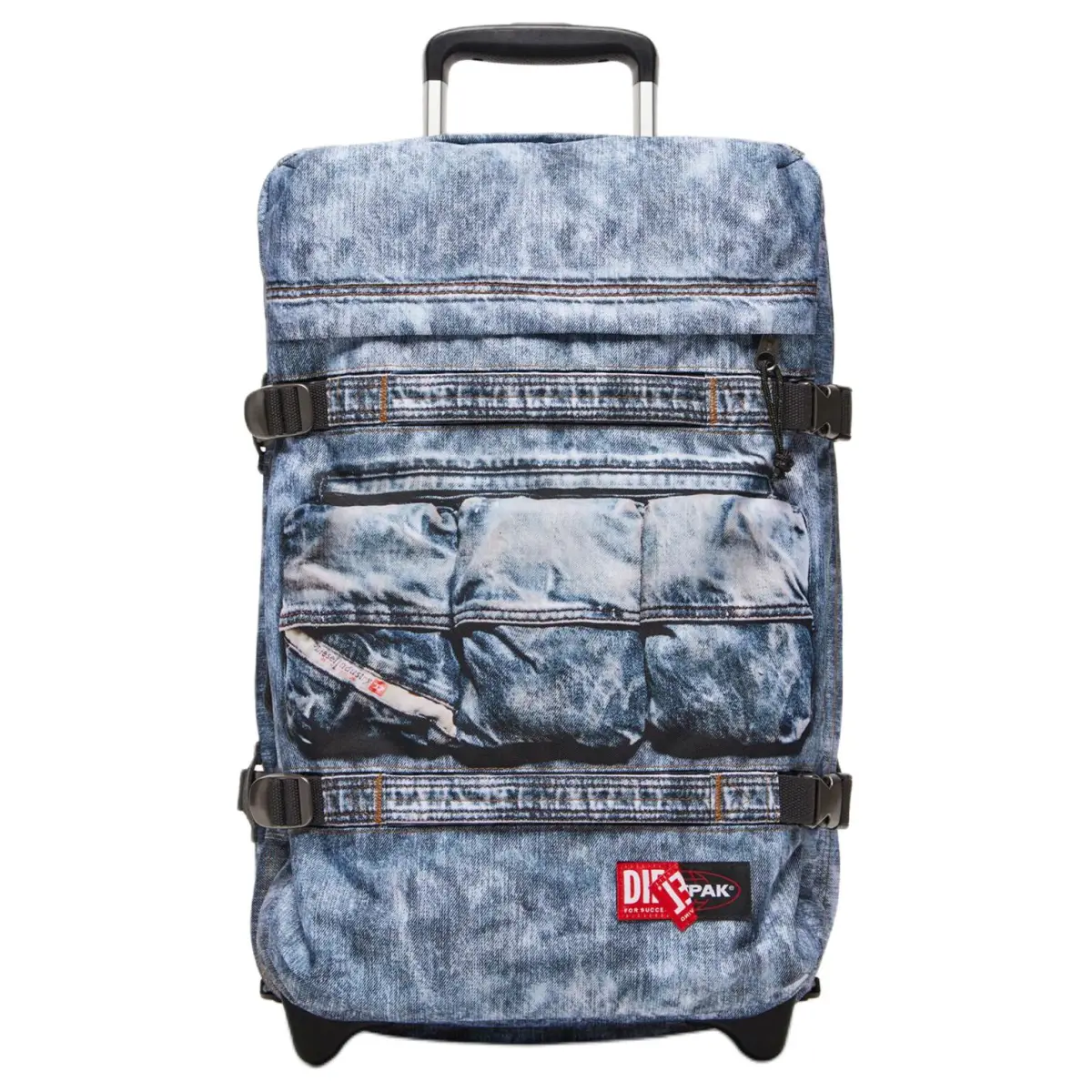 DIESEL EASTPAK Collaboration Polyester Trolley Bag 20 Inch Women's Light Blue