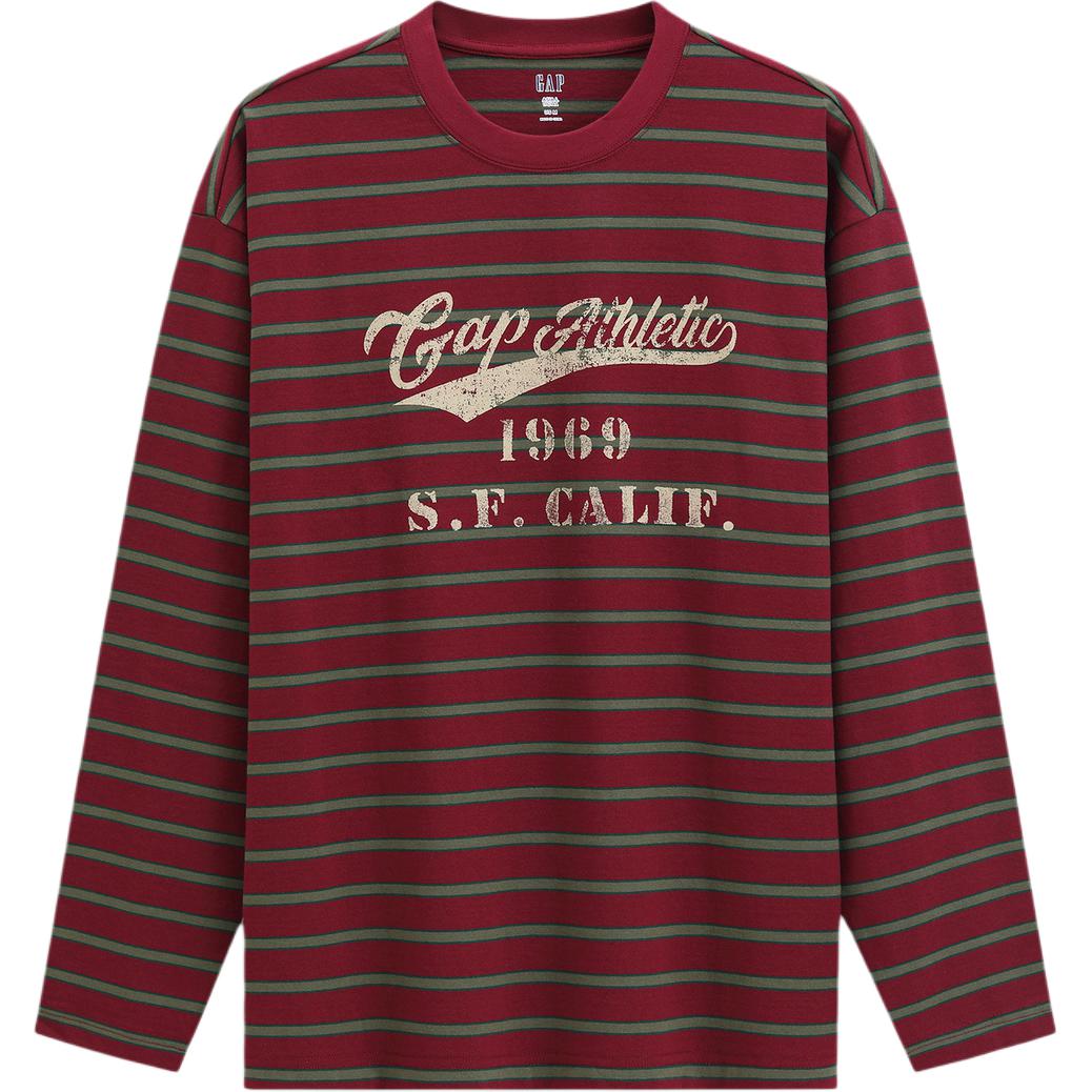 Футболка GAP GAP logoT (зелено-белая)