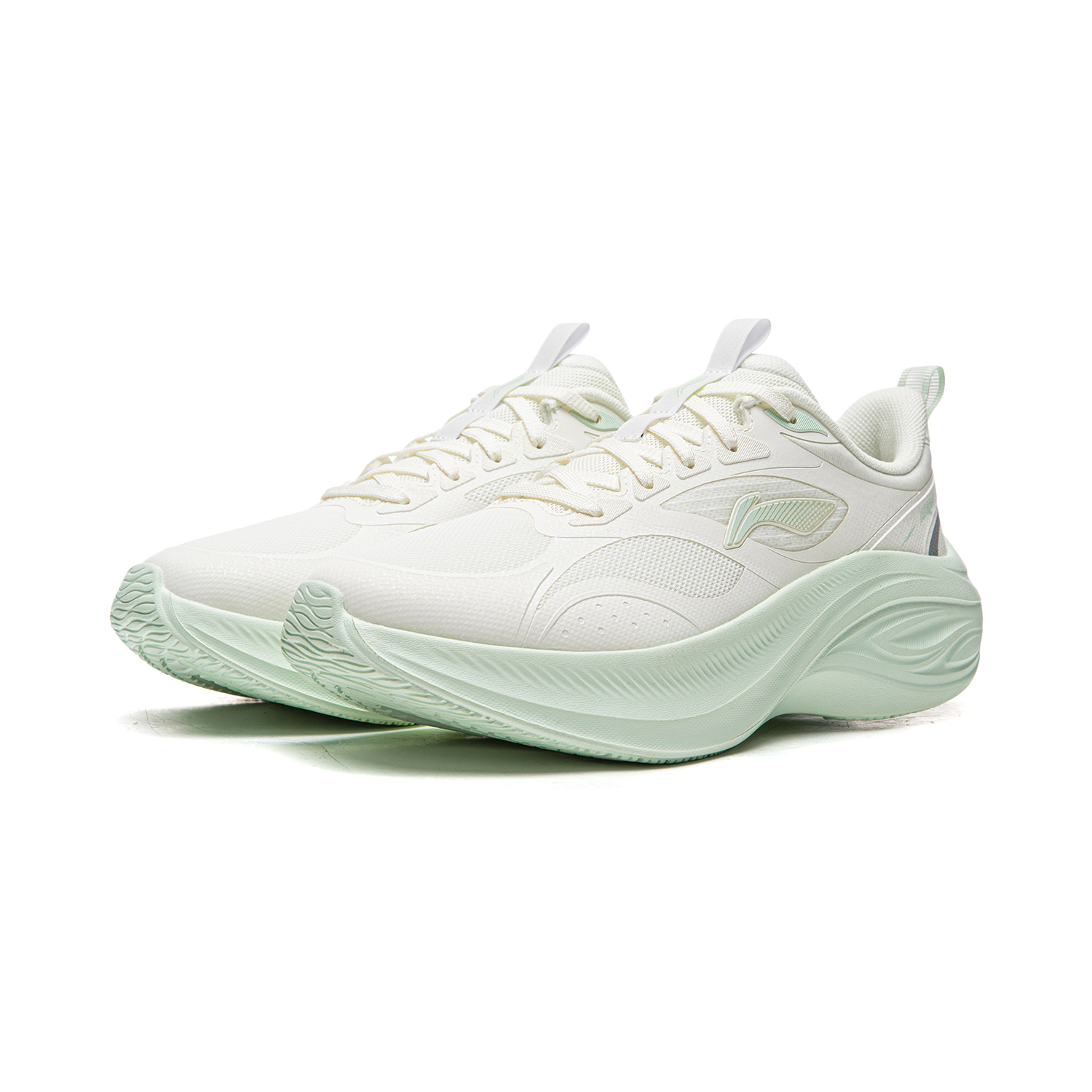 Li Ning Ride Waves V2 Cushioning Slip Resistant Abrasion Resistant Lightweight Low top Casual Running Shoes Women’s