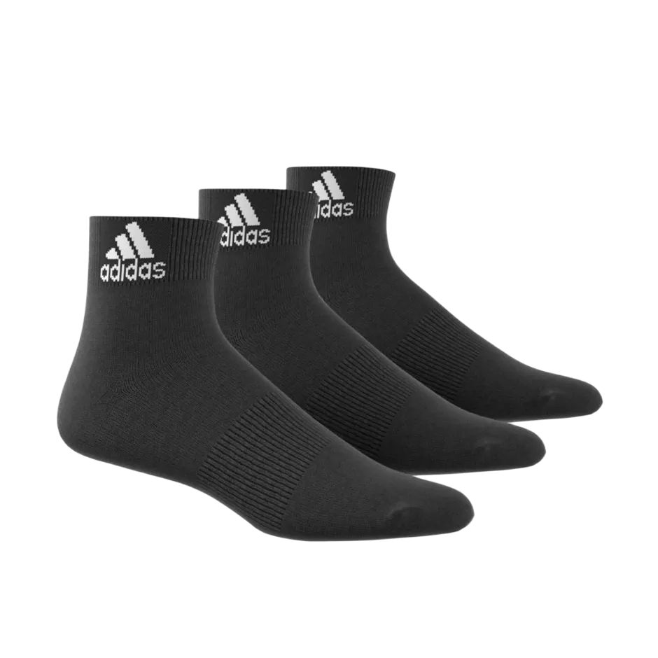 Adidas Ankle Socks Unisex 3 Pack Black