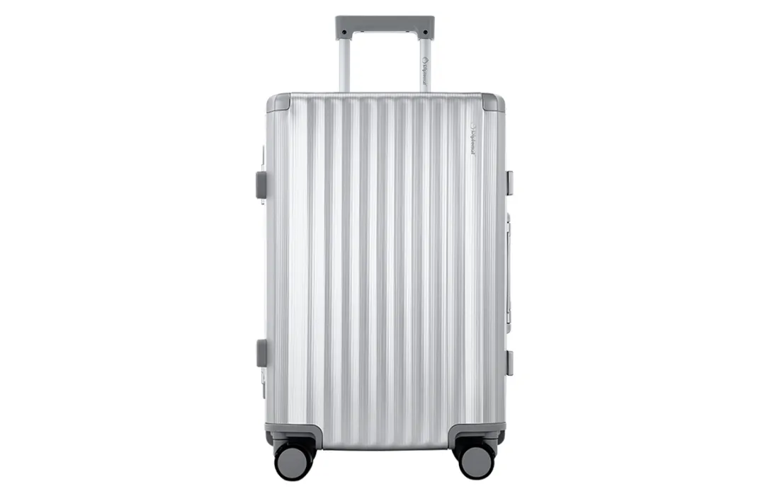 Diplomat Metal Suitcase Travel Lockbox Luggage 20 Inch, 24 Inch Unisex Silver