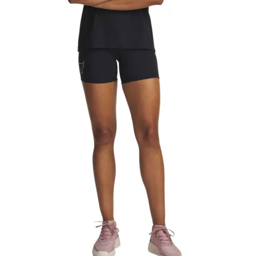 Under Armour high-waisted bull logo shorts