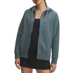 Under Armour Rival Fleece Solid Color Hooded Thermal Zippers Fleece Lined Sweatshirt Women's