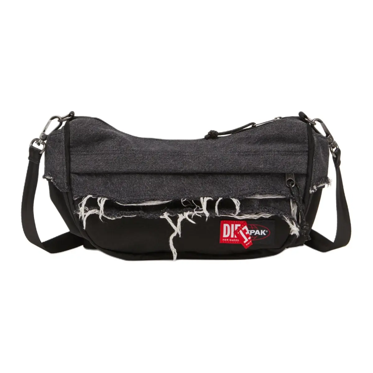 DIESEL X EastPak Collaboration Polyamide Shoulder Bag Women's Black