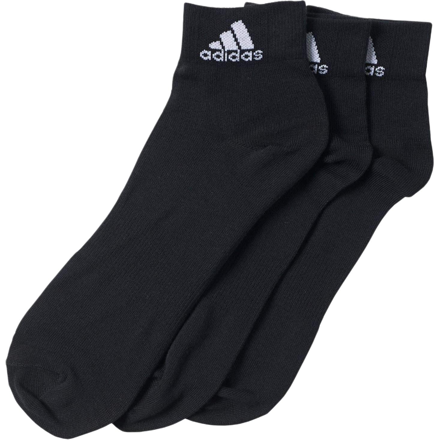 Adidas Ankle Socks Unisex 3 Pack Black