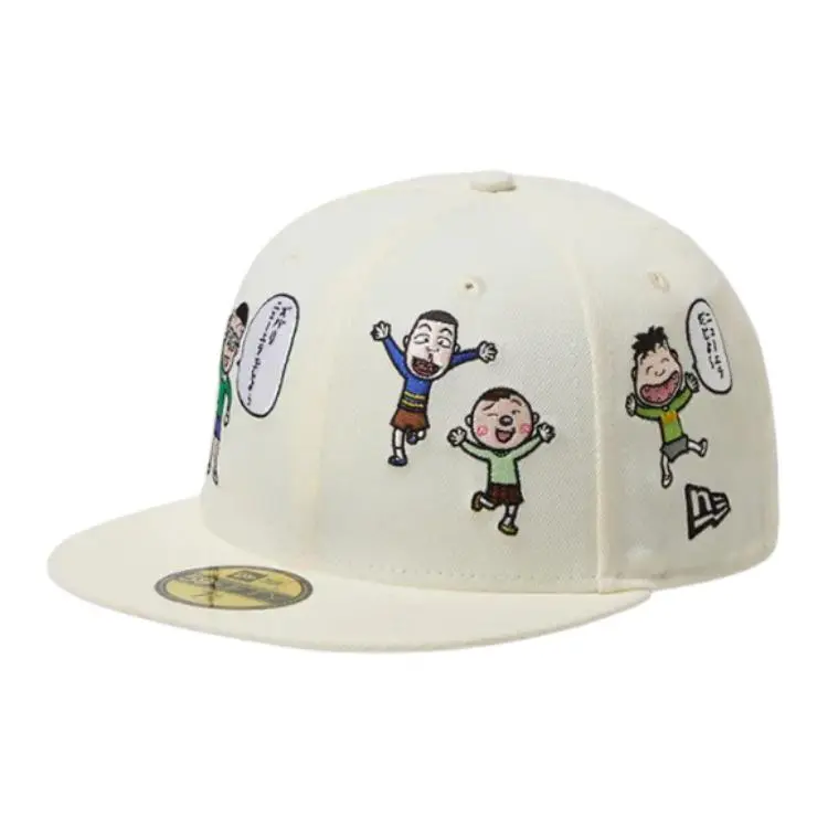 New Era x YINGTAOXIAOWANZI Polyester Baseball Caps Unisex Ecru