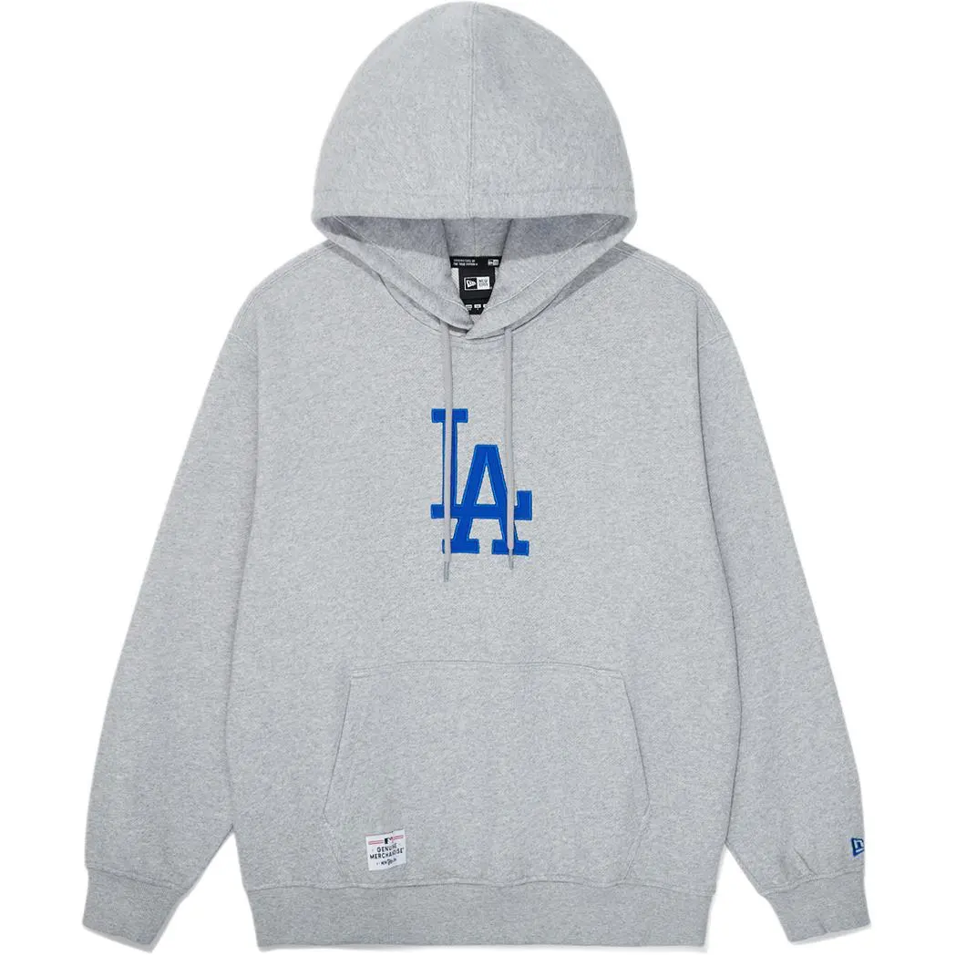 New Era Sweatshirts Unisex Heather Gray Hooded Moderate Straight Fit