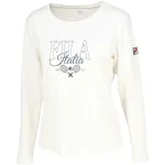 FILA Tennis Tops Women's White Crew Neck Moderate