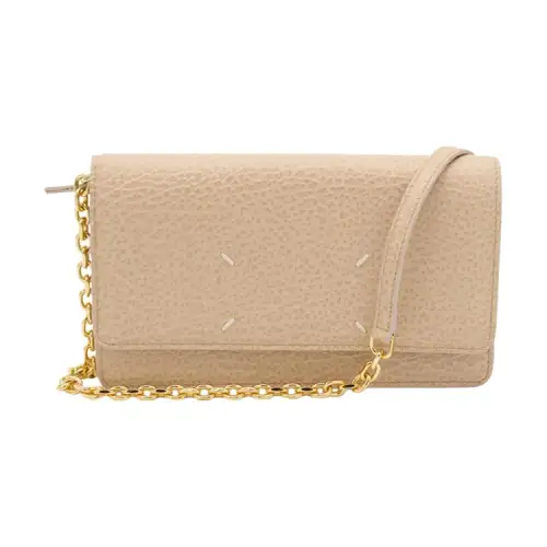 Maison Margiela Cow Leather Wallet Women's Camel