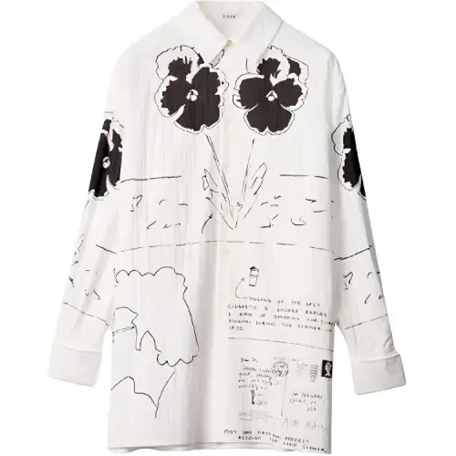 LOEWE Shirts Men's White Moderate Shirt