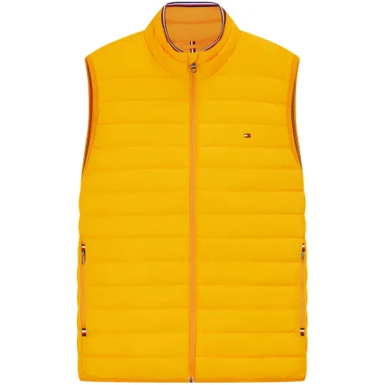 Tommy Hilfiger Down Vests Men's Stand Collar Moderate Other
