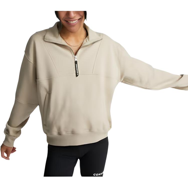Женская куртка Converse (коричневая) — фото 2