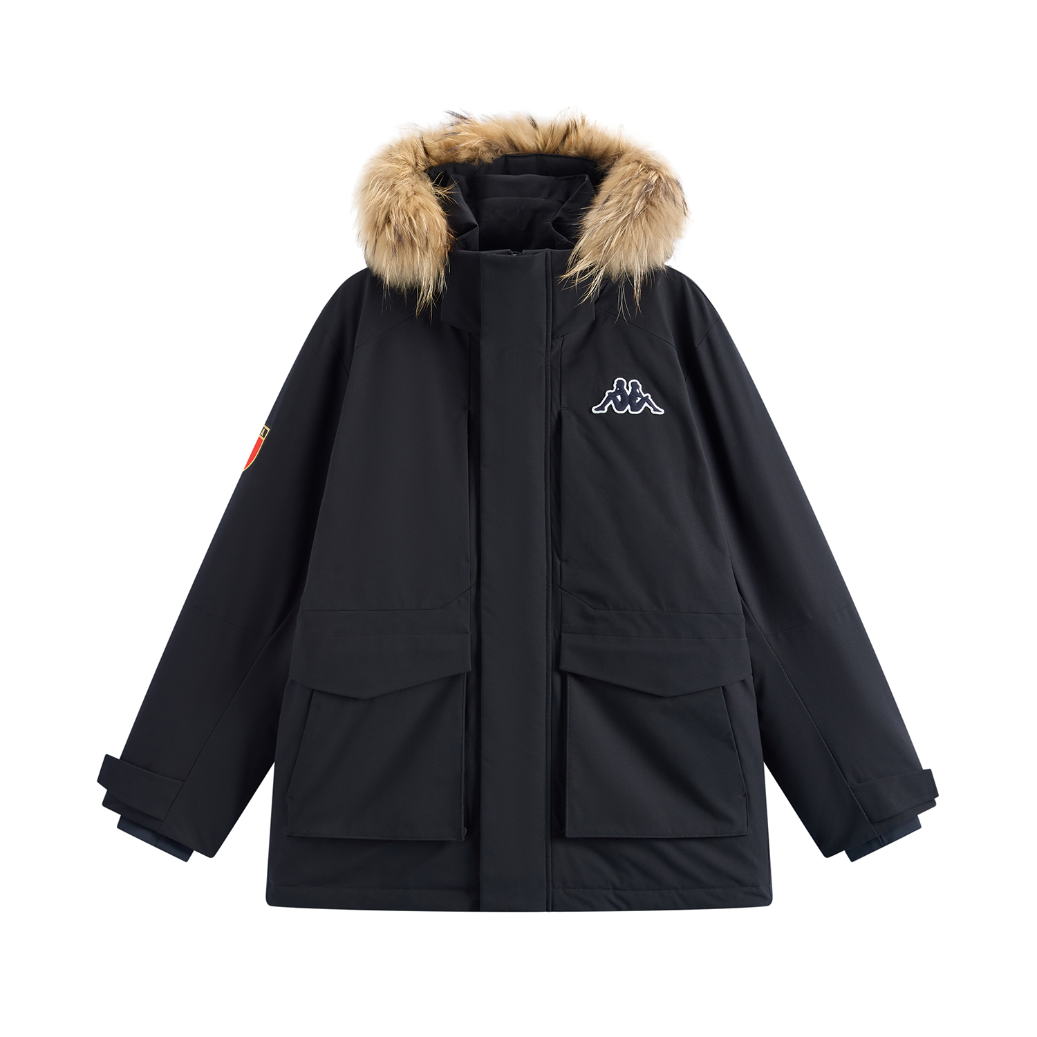 Мужской пуховик Kappa 1916 Down Jacket (черный)
