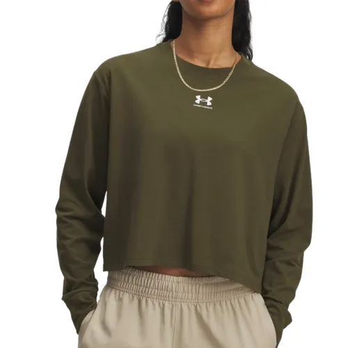 Under Armour Rival Drop Shoulder Sleeve T Shirt Women's