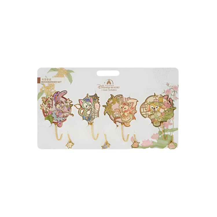 Disney Disney x DISNEYLAND Daffy and Friends Flower Dream Series Bookmark Set Style 2 Park Shanghai Disney IP Peripherals