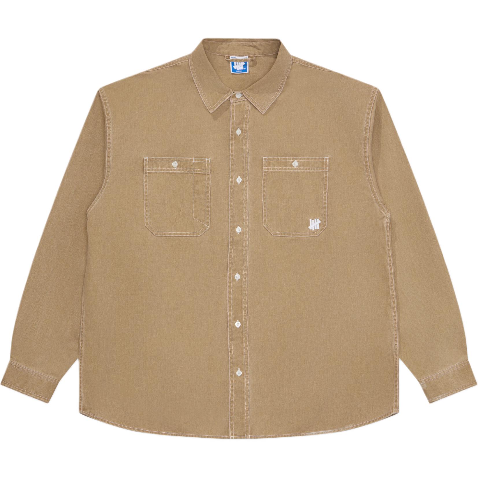 Рубашка UNDEFEATED UNDEFEATED FW25 (серая)