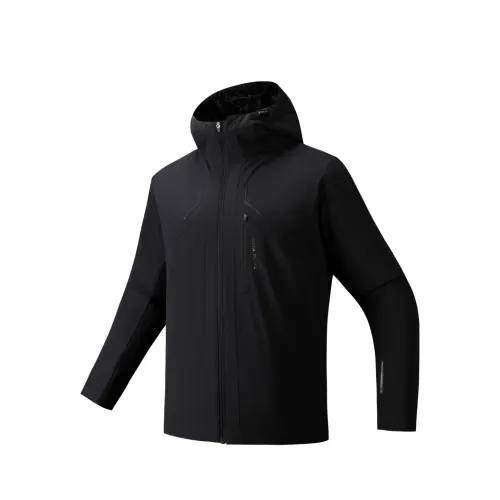 ANTA Down Jackets Men's Basic Black 3 Hooded Moderate