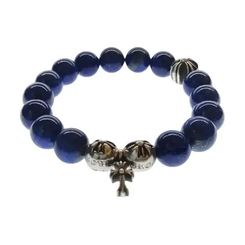 Chrome Hearts Beaded Bracelets Unisex Purple