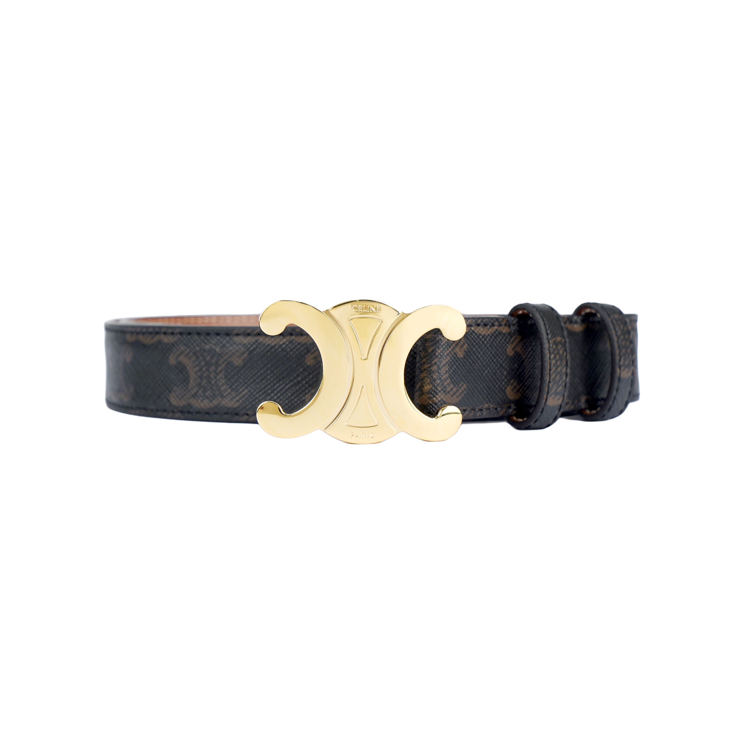 CELINE Triomphe Medium Buckle Belt