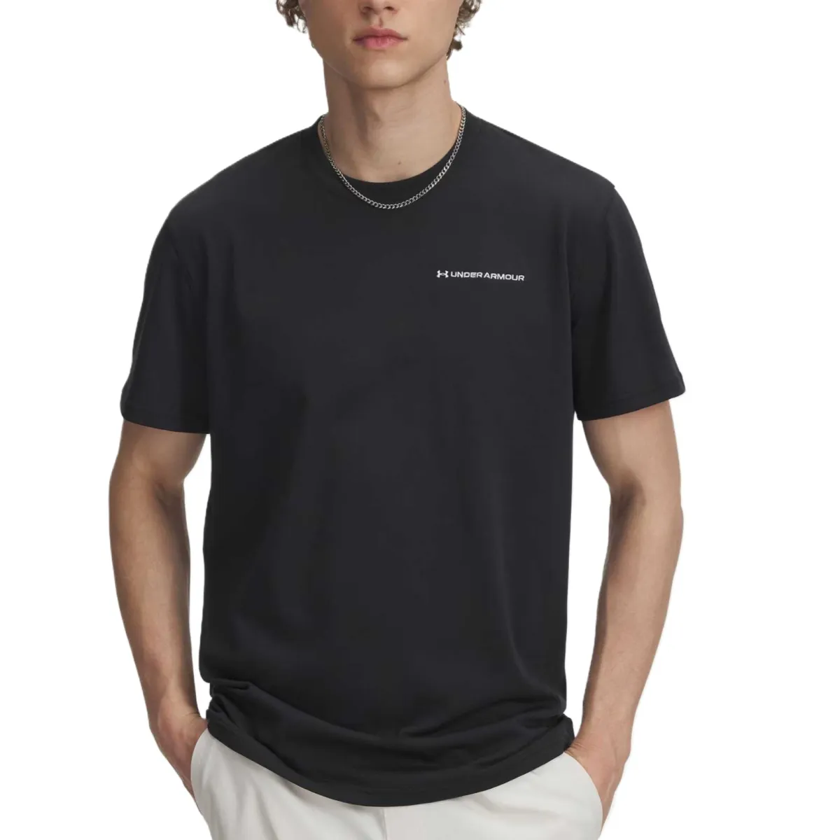 Under Armour T-Shirts Men's Black Crew Neck
