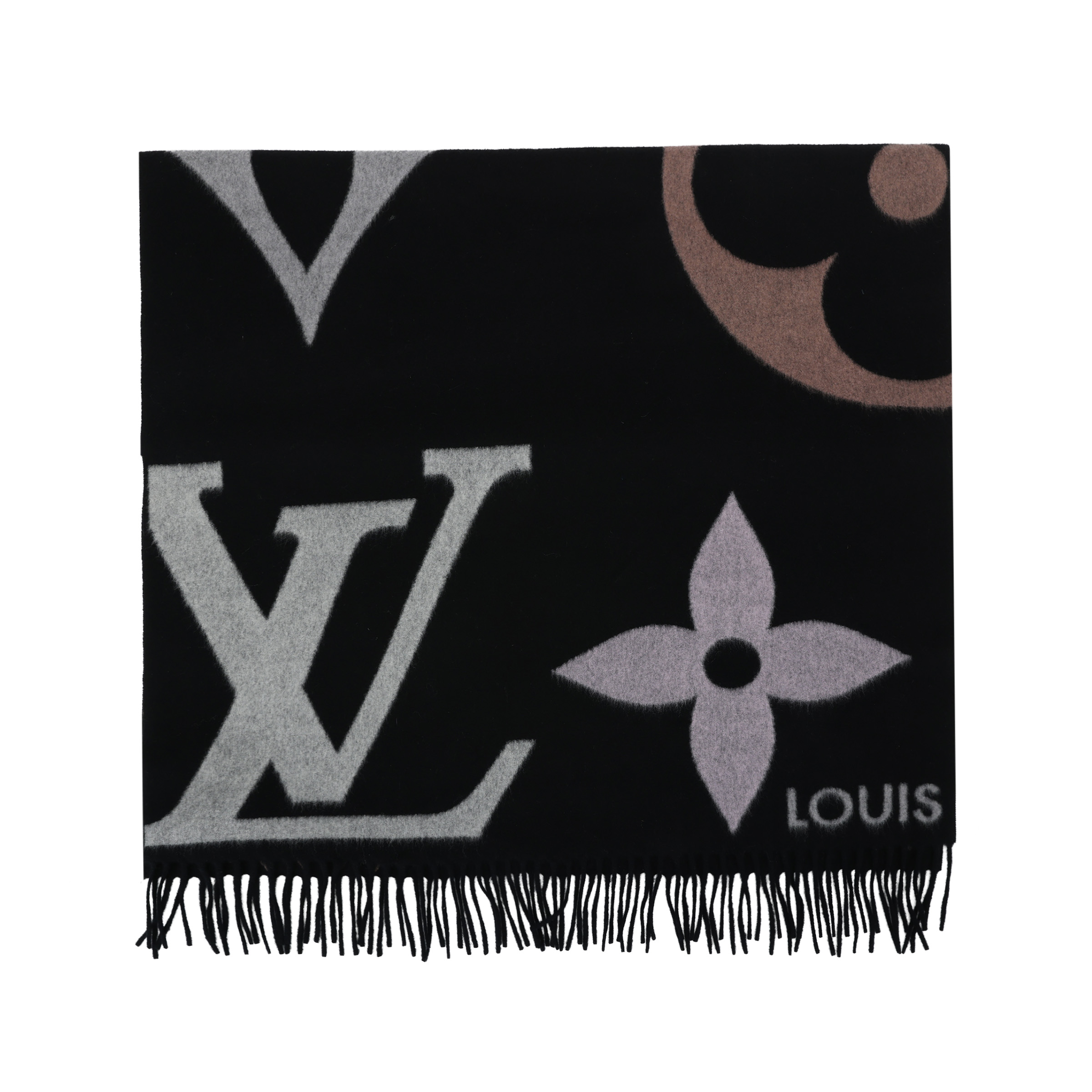 Шарф Louis Vuitton THE ULTIMATE (черный)